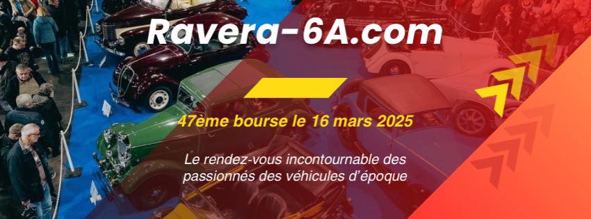 47ème bourse d'échanges, expositions automobiles, motos et véhicules anciens RAVERA-6A - 2